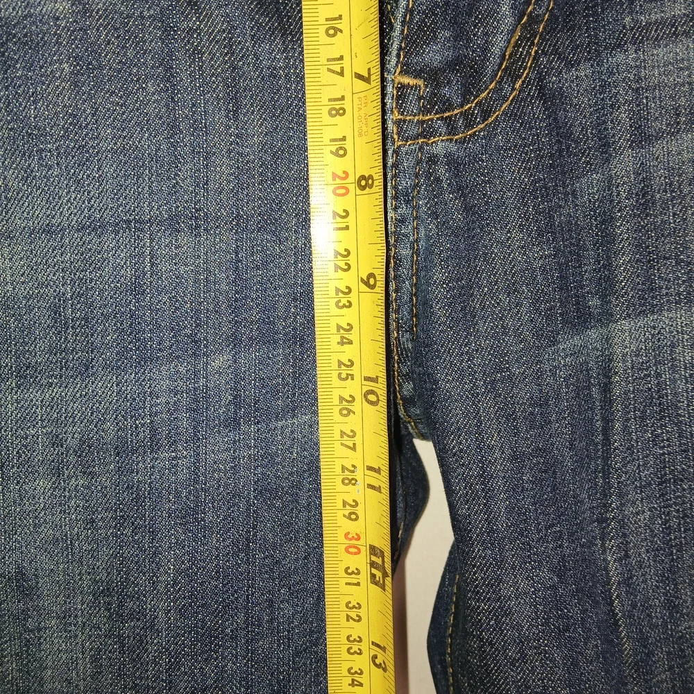 Lacoste Jeans Men's 42‎ Blue Denim Cotton Stretch Mid Rise Straight Leg 32x32